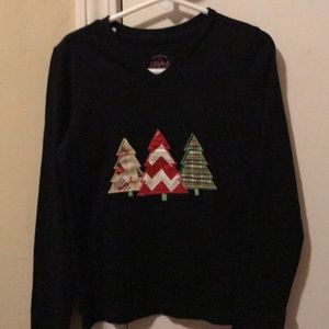 Girls black long sleeve shirt